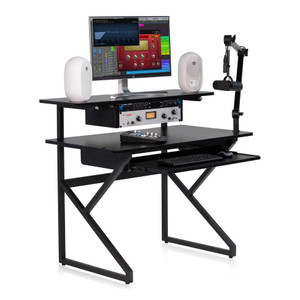 Gator Frameworks - Content Creator Furniture Series Main Desk in Black Finish