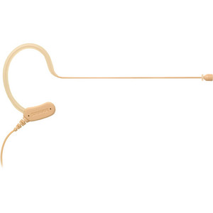 Shure MX153T/O-TQG - Omnidirectional Earset Headworn Microphone, Tan