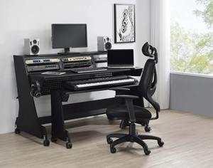 Musiea EX88 Series 88 Keys Music Recording Studio Desk Workstation, Black Musiea EX88 Series 88 Keys Music Recording Studio Desk Workstation, Black
