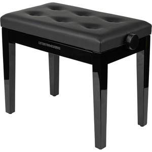 Gator Frameworks GFW-KEYBENCH-HABK-Deluxe Height Adjustable Piano Bench, Black