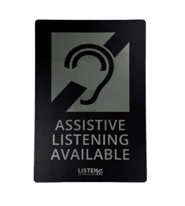 Auri LA-304 - Auri Assistive Listening Notification Signage Kit