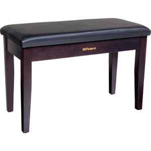 Roland RPB-D100RW - Duet Piano Bench with Storage Compartment, Rosewood