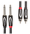 Roland Black Series Interconnect Cable - 5ft Interconnect Cable, Dual RCA-1/4" Roland Black Series Interconnect Cable - 5ft Interconnect Cable, Dual RCA-1/4"