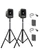 Anchor Audio MegaVox 2 Air X2 - Megavox 2 Pair, AnchorAIR and AnchorLINK, two wireless belt pack transmitters with lapel microphones and two speaker stands