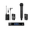 Audio-Technica ATW-D50-DRX-BLH - 2-Channel Body-Pack and Handheld System with Lavalier Mic