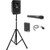 Anchor Audio GG2-System 2-HLM- AnchorLINK, and one wireless handheld microphone, one wireless belt pack transmitter with lapel microphone, and one speaker stand