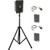 Anchor Audio GG2-System 2-LM- AnchorLINK, and two wireless belt pack transmitters with lapel microphones, and one speaker stand