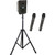 Anchor Audio GG2-System X2-HH-AnchorAIR and AnchorLINK, and two wireless handheld microphones and one speaker stand