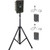 Anchor Audio GG2-System X2-CM-AnchorAIR and AnchorLINK, two wireless belt pack transmitters with two collar microphones, and one speaker stand