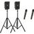 Anchor Audio GG2-COMP2-HH - Go Getter 2 Pair, AnchorLink, two wireless handheld microphones, two speaker stands, and one SPEAKON companion speaker cable