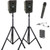 Anchor Audio GG2-COMP2-HHBM - Go Getter 2 Pair, AnchorLink, one wireless handheld microphone, one wireless belt pack transmitter with headband microphone, two speaker stands, and one SPEAKON companion speaker cable