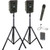 Anchor Audio GG2-COMP2-HCM - Go Getter 2 Pair, AnchorLink, one wireless handheld microphone, 1 wireless belt pack transmitter with collar microphone, two speaker stands, and one SPEAKON companion speaker cable