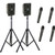 Anchor Audio GG2-COMP4-HHHH - Go Getter 2 Pair, AnchorLink, four wireless handheld microphones, two speaker stands, and one SPEAKON companion speaker cable