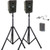 Anchor Audio GG2-AIR X1-HBM - Go Getter 2 Pair, AnchorAIR and AnchorLINK, and one wireless belt pack transmitter with headband microphone, and two speaker stands