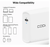CODi - 100W Wall USB-C Charger  with USB2.0 EPR Braided  Cable