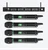 Audix Novacore -NC4HEC - Quad-Channel Handheld Wireless System w/Extended Cardioid Capsule