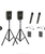 Anchor Audio GG2-AirFlex XR4-HHBM - Go Getter 2 Pair, AnchorAIR and AnchorLINK, and two wireless handheld microphones and two wireless belt pack transmitters with headband microphones and two speaker stands