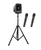Anchor Audio MegaVox 2 System X2 - WH- AnchorAIR and AnchorLINK, 2 wireless handheld microphones, and 1 speaker stand