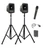 Anchor Audio MegaVox 2 COMP2-HLM - Pair, AnchorLINK, 1 wireless handheld microphone, 1 wireless beltpack transmitter with lapel microphone,  2 speaker stands, 1 companion speaker cable