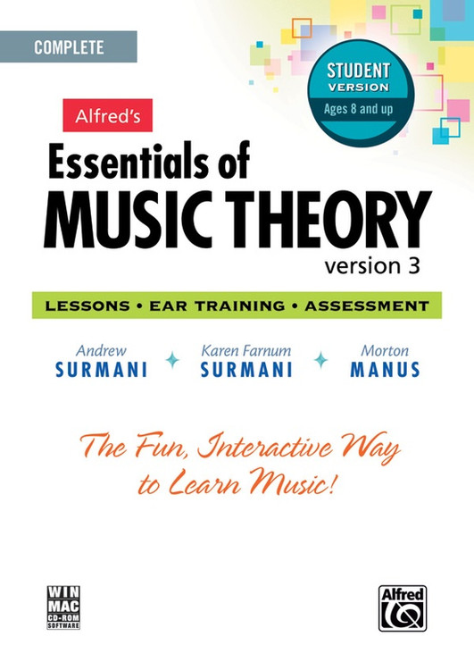 Alfred's Essentials of Music Theory - Software, Version 3 CD-ROM, Student Version, Complete Volume