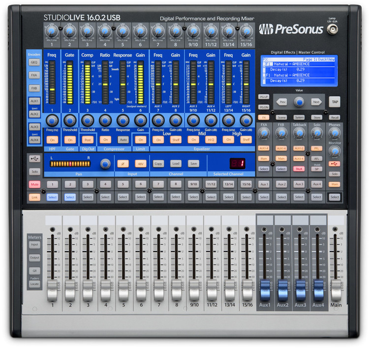 PreSonus StudioLive 16.0.2 - 16-Channel Performance and Recording Digital Mixer with USB