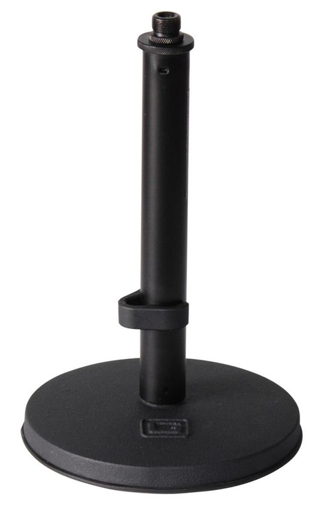 Gator Frameworks GFW-MIC-0600 - Frameworks Desktop Mic Stand with 6" Round Base, and Fixed Height of 9"