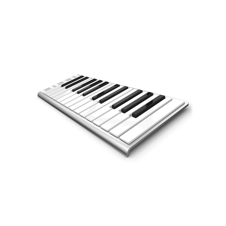 CME XKey 25 - 25-Key Ultra-Slim USB Controller Keyboard, Silver