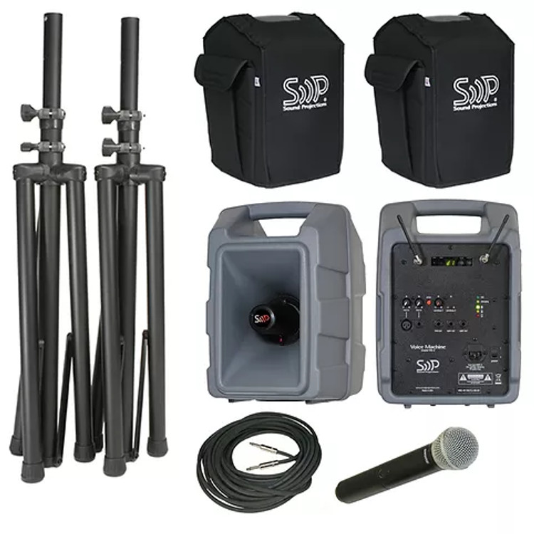 Sound Projections VM-2 - Deluxe Voice Machine VM-2+ with 1 UHF Wireless Handheld System