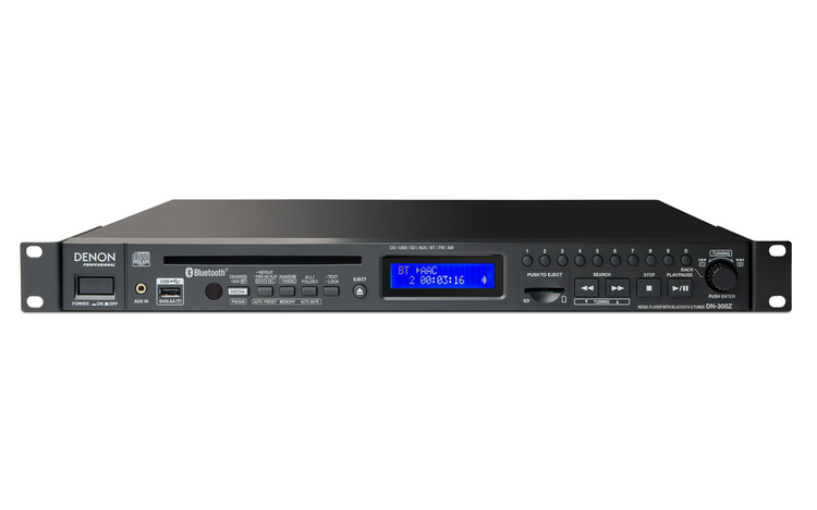 Denon DN-300Z - CD/Media Player with SD/USB/Bluetooth/AM/FM and Balanced Outputs