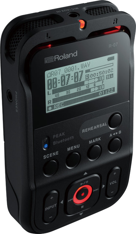 Roland R-07 - High-Resolution Audio Recorder