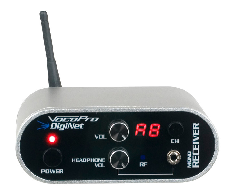 VocoPro DigiNet-MR - Mono Receiver for DigiNet Professional Wireless Audio System