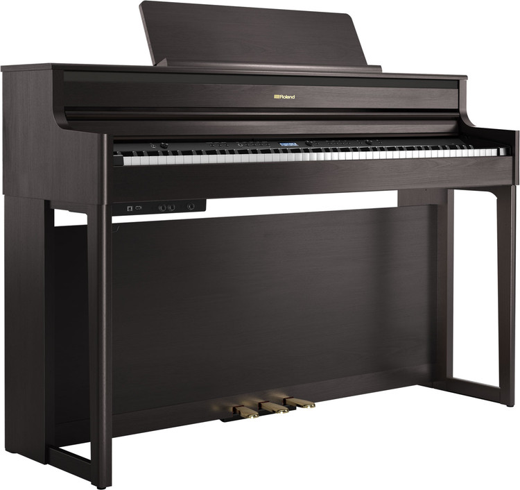 Roland HP-704 - Digital Upright Piano (Dark Rosewood)