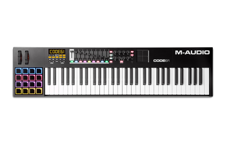 M-AUDIO CODE61 MIDIキーボード X/Yパッド付 ほぼ新品! すべてが操れる多機能MIDIキーボード！！M-AUDIO CODE61！！