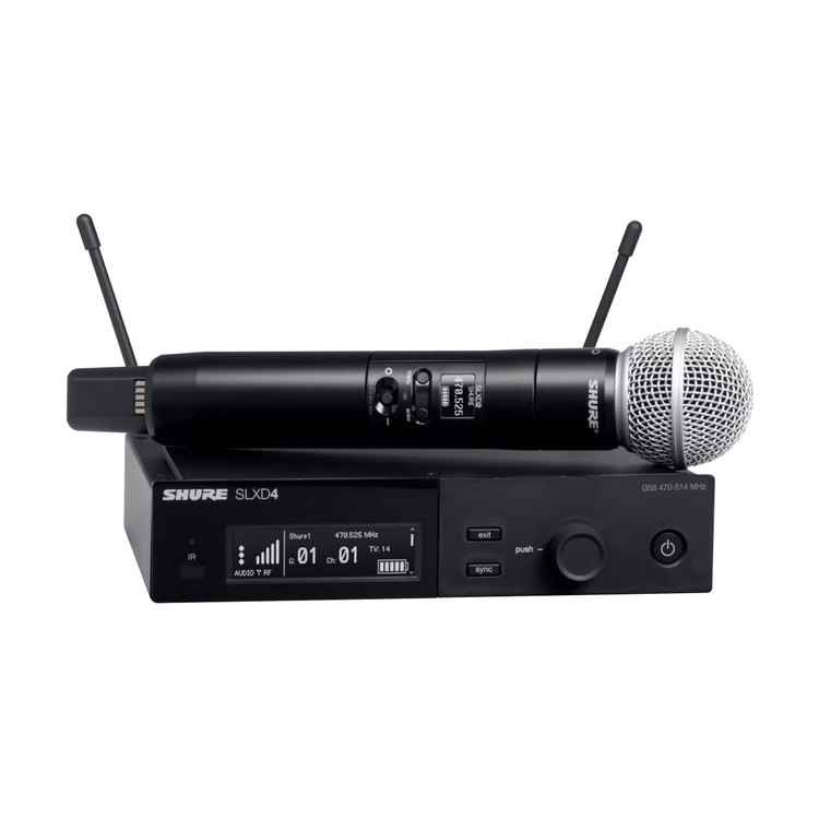 SLXD24/SM58 - Wireless System with SM58® Handheld Transmitter