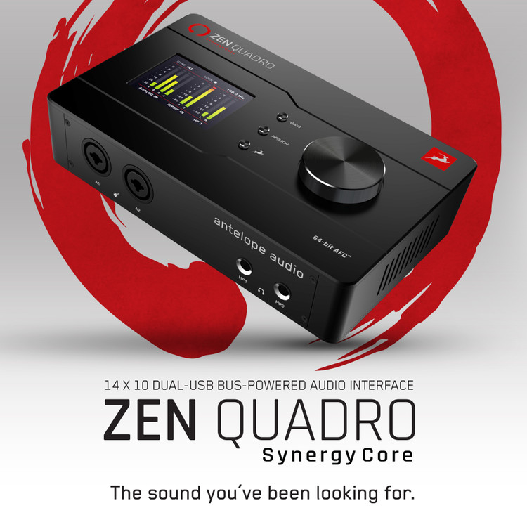 Antelope Audio Zen Quadro Synergy Core - 14 x 10 Dual-USB Bus-Powered Audio Interface