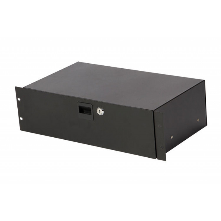 On-Stage RDLS3000 - 3U Locking Rack Drawer (Shallow)