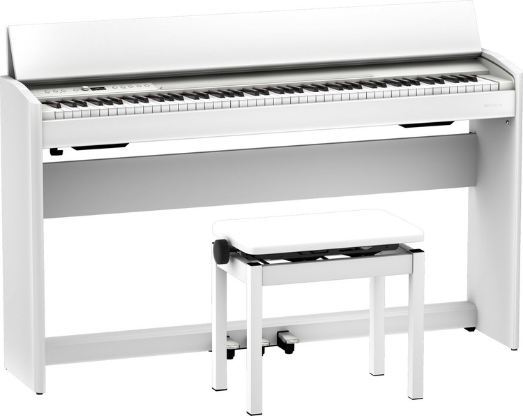 Roland F701 - Digital Upright Piano (White)