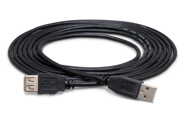 Hosa USB-210AF - High Speed USB Extension Cable, 10-Foot