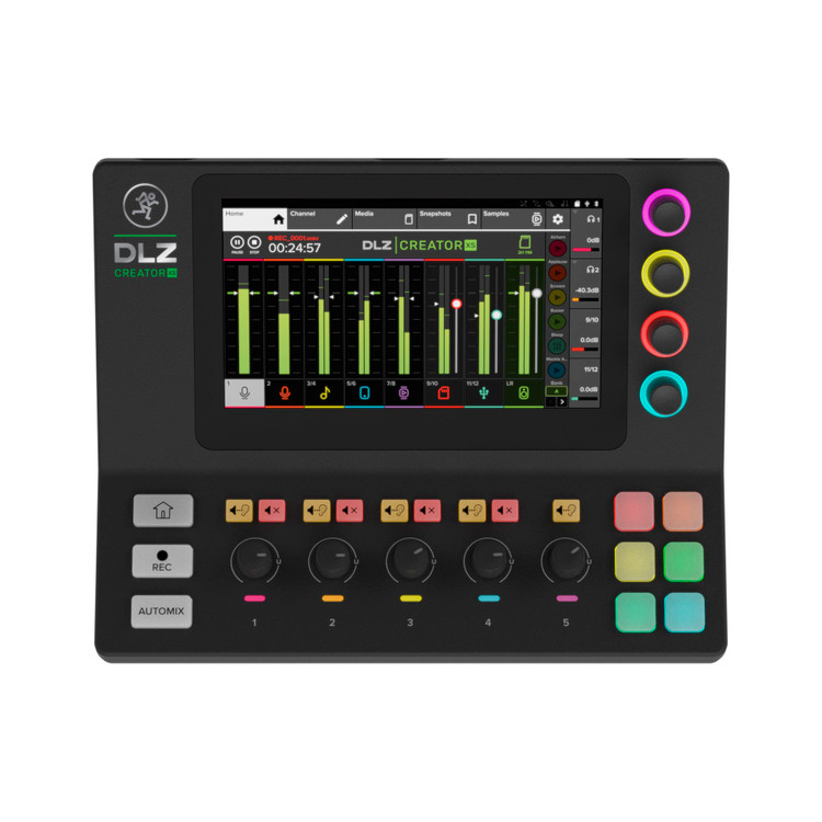 Mackie DLZ Creator XS - Adaptive Digital Mixer for Podcasting and Streaming