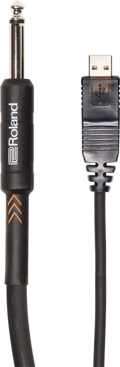 Roland RCC-10-US14 - 10FT / 3M INTERCONNECT CABLE, 1/4" - USB, BLACK PVC