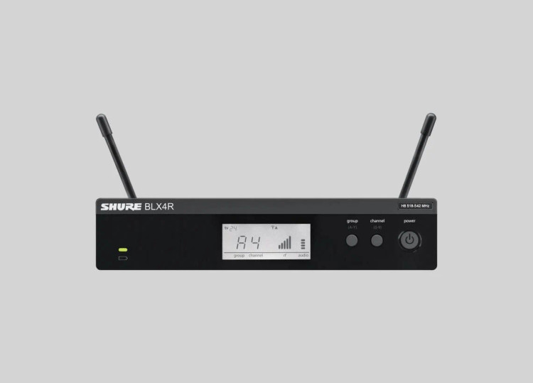 Shure BLX4R-H10 Rackmount Wireless Receiver