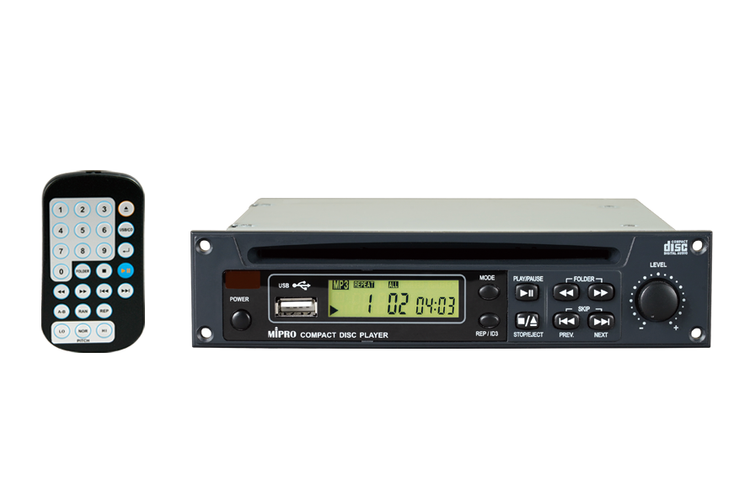 MiPro CDM-2B - CDM-2CD-USB - CD/USB Player Module with Remote Control for MA-505, MA-705, MA-708 and MA-808