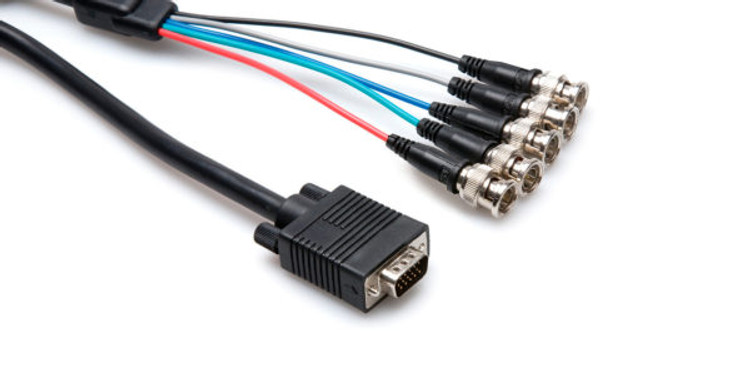 Hosa RGB-503 - VGA Breakout Cable - 3 ft.