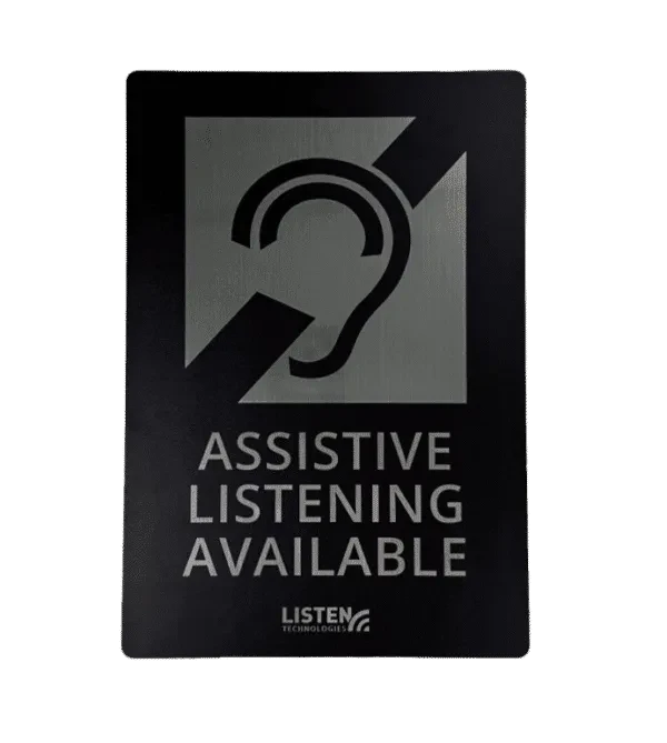 Auri LA-304 - Auri Assistive Listening Notification Signage Kit