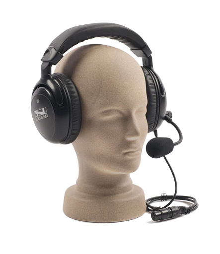 Anchor Audio H-2000- Portacom Wired Intercom Headset - Dual Muff