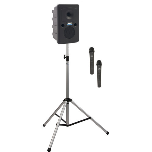 Anchor Audio GG2-System 2-HH- AnchorLINK, and two wireless handheld microphones and one speaker stand