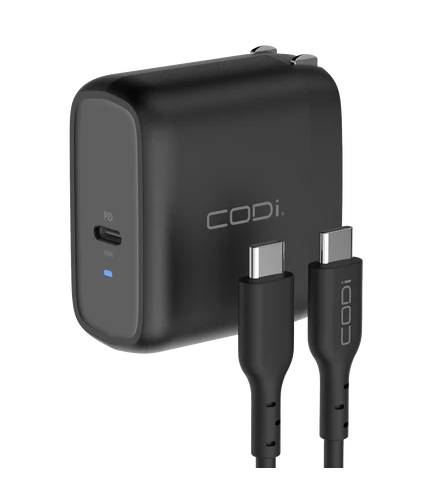 CODi 65W GaN Wall Charger  with USB-C Port and Cable