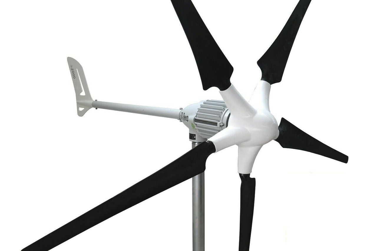 Kit i-2000W 48V Wind Turbine & Hybrid Charge Controller & Tower