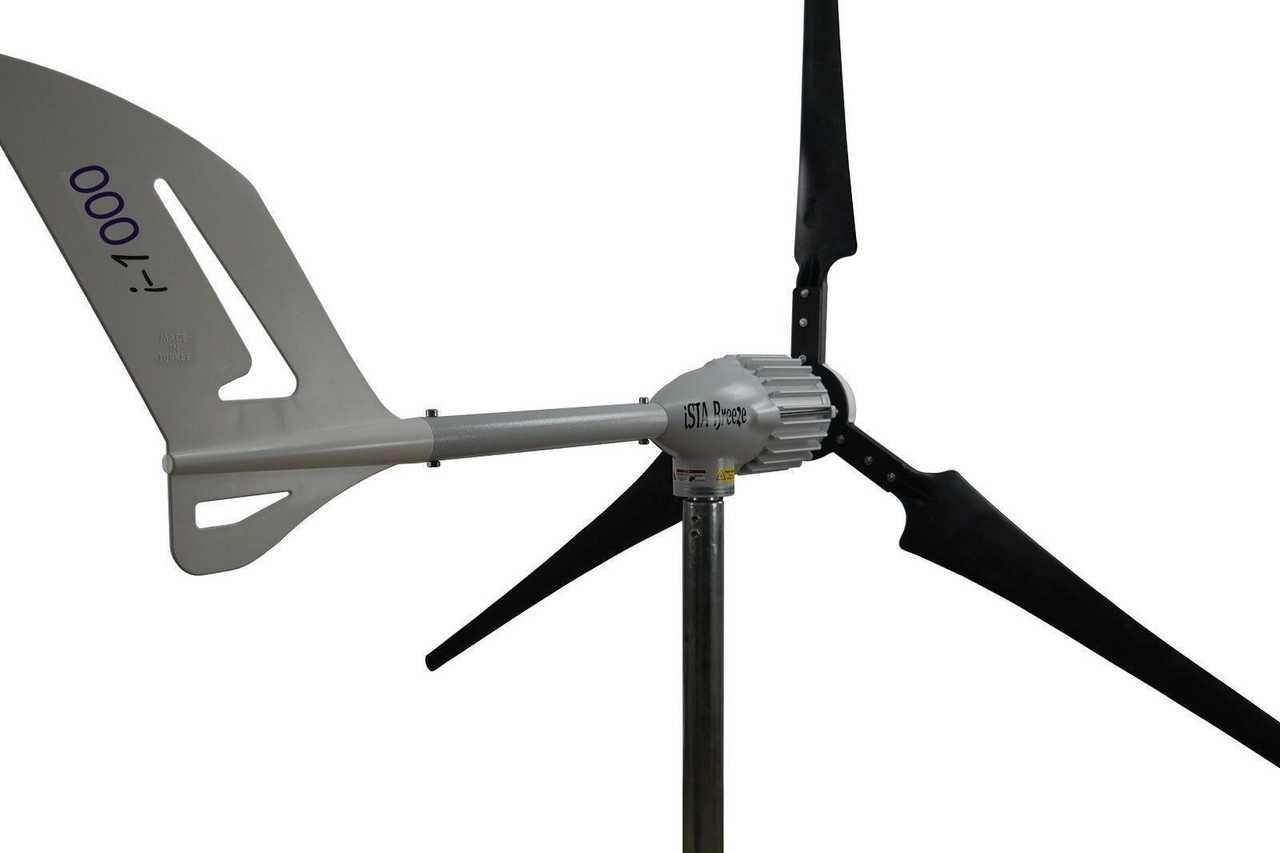 Kit i-1000W 24V Wind Turbine & Hybrid Charge Controller & Tower