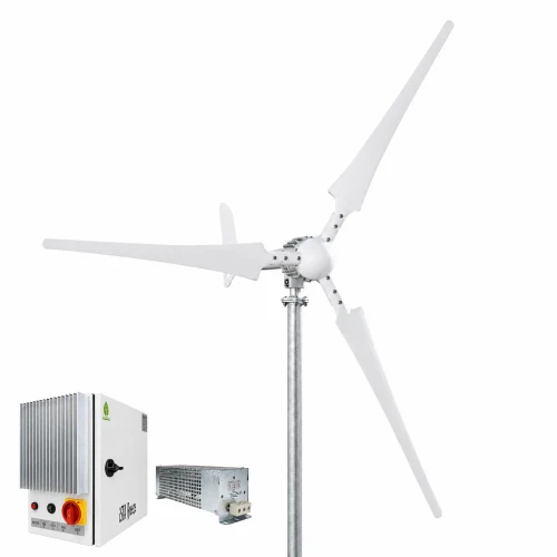Kit i-1500W 24V Wind Turbine & Charge Controller ( FOR ACID & GEL BATTERIES) & Tower